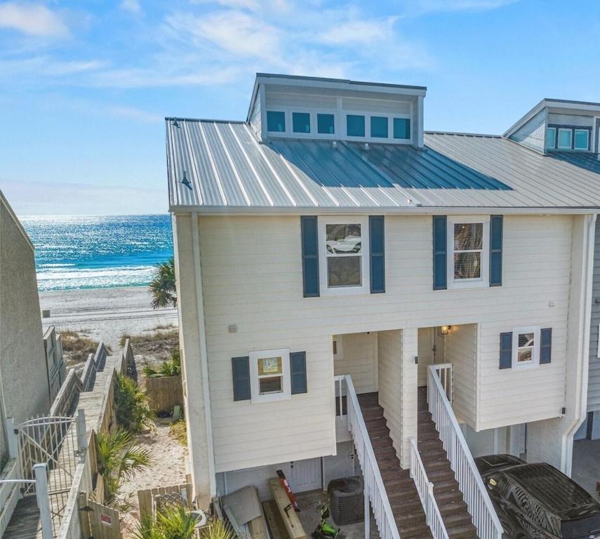 Newly Remodeled Beachfront Townhome - Sleeps 14 Panama Stadt Exterior foto