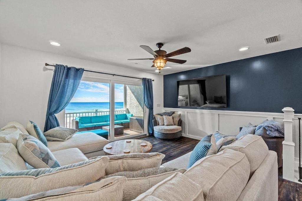 Newly Remodeled Beachfront Townhome - Sleeps 14 Panama Stadt Exterior foto
